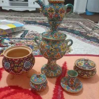 سلام سماور میناکاری|صنایع دستی و سایر لوازم تزئینی|نظرآباد, مسکن مهر نظرآباد|دیوار