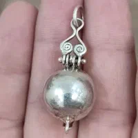 گردنی نقره دست ساز حرز|بدلیجات|تهران, نیروی هوایی (پیروزی)|دیوار