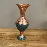 گلدان سنبلدان فیروزه کوبی زمانی ارتفاع 55