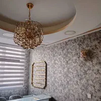 لوستر 8 شعله برنجی|لوستر و چراغ آویز|تهران, جوادیه تهرانپارس|دیوار