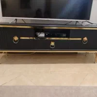 میز تلویزیون مشکی وکیوم دار