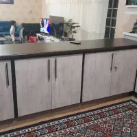 کابینت فلز  کامل آشپزخانه،  به همراه هود و سینک|آب‌چکان و نظم‌دهنده ظروف|بیرجند, |دیوار