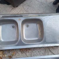 سینک دوقلو|آب‌چکان و نظم‌دهنده ظروف|شاهرود, |دیوار