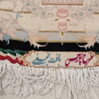 قالیچه گرد دستباف تبریز|فرش|کرج, گلشهر|دیوار