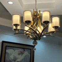 لوستر درحدنو|لوستر و چراغ آویز|رشت, باهنر|دیوار