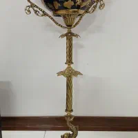 کنار سالنی برنز کاسه لمونژ سرمه ای|صنایع دستی و سایر لوازم تزئینی|قرچک, مهدیه|دیوار