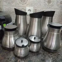 ظروف آشپز خانه بلور وجای حبوبات|ظروف سرو و پذیرایی|اصفهان, جاوان|دیوار