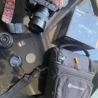 دوربین sony a6400  با تمامی وسایل|دوربین عکاسی و فیلم‌برداری|خرم‌آباد, |دیوار