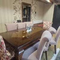 فروش مبل ۹ نفره و میز ناهار خوری ۶