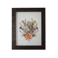 تابلو هنری صدف طبیعی طرح گل های مختلف