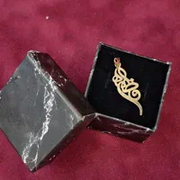 گردنبند طلا فاطمه پلاک زنجیر طلا سفارشی