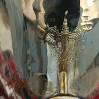 سماور روسی سه لیتری صدساله آنیک کلکسیونی|کلکسیون اشیاء عتیقه|تبریز, |دیوار
