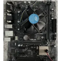 مادر برد asus + ram + hard + cpu + power