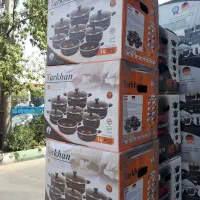 سرویس قابلمه تفلون گرانیت زنبوری۱۴ پارچه و ۷ پارچه|ظروف پخت‌وپز|اصفهان, سرچشمه|دیوار