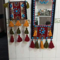 آینه و جا قرآنی طرح گلیم