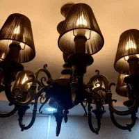 فروش فوری 4 عدد لوستر 8 شاخه