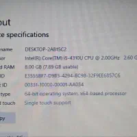 لپتاپ پاناسونیک CF.53 درحد اک|رایانه همراه|مشهد, کوی سیدی|دیوار