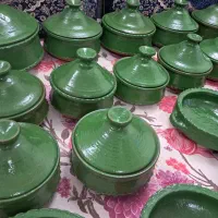 قابلمه سفالی(گمج) و قابلمه کتهپز|ظروف پختوپز|قم, شاه سید علی|دیوار