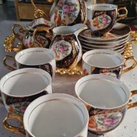 فنجان وپیشدست،قوری، قندان، جای شکر