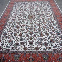 فرش آلما کرم با حاشیه مسی آجری ۱۲و۹و۶متری|فرش|قم, باجک دو|دیوار