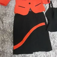 دودست کت ودامن قرمز یلدایی