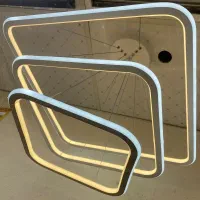 لوستر مدرن مدل مربع ۷۰/۵۰/۳۰