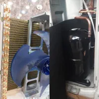 کولرگازی دوتیکه پیستونی 18تا36مدل EVPIS-36K-MD1|کولر گازی و فن‌کوئل|رامشیر, |دیوار
