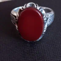 انگشترهای نقره مردانه با نگین و رکابهای اصیل