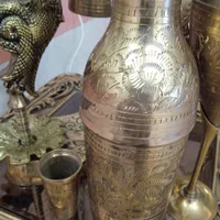 سرویس برنجی|کلکسیون اشیاء عتیقه|قم, نیروگاه|دیوار