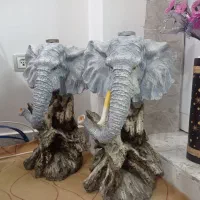 مجسمه فیل کاملاً سالم