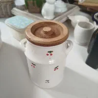 ظرف سرامیک درب چوبی|ظروف سرو و پذیرایی|پردیس, فاز ۳|دیوار