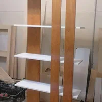 قفسه کتاب و دکوری B03 ام دی اف و چوبی|کتابخانه، شلف، قفسه‌های دیواری|ارومیه, |دیوار