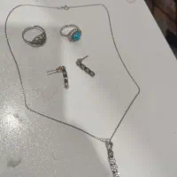 پلاک وزنجیرون یکادو نیم ست زنانه|جواهرات|دورود, |دیوار