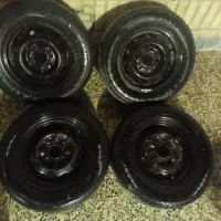 ۴حلقه رینگ با لاستیک تیبایی سایز ۱۳