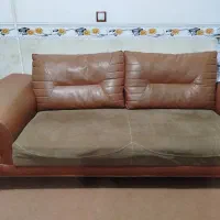 مبل راحتی 7 نفره چرمی|مبلمان خانگی و میز عسلی|همدان, |دیوار