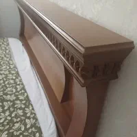 تخت خواب چوبی مدل قایقی و پارتیشن چوبی ۴طبقه|تخت و سرویس خواب|ری, جوانمرد قصاب|دیوار