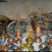 انواع گرد سوز و فانوس و علا الدین نفتی مس و برنج|کلکسیون اشیاء عتیقه|تهران, جیحون|دیوار