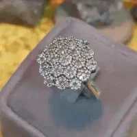 انگشتر پُرنگین نقره