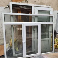 پنجره دو جداره upvc وین تک در حد نو