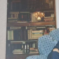 فروش کتابخانه ویترینی کمد دار