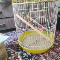 قفس پرنده با لونه جفت گیری