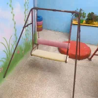 تاب و سرسره آهنی|اسباببازی|رشت, نخودچر|دیوار