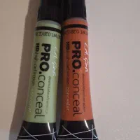 کانسیلر رنگی ( سبز و نارنجی) کاملا نو و سالم