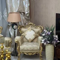 مبلمان استیل سلطنتی با ناهارخوری در حد جهیزیه نو