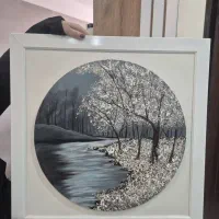 تابلو نقاشی پاییز و زمستان کار دست|تابلو، نقاشی، عکس|اندیشه, شهرک المهدی|دیوار