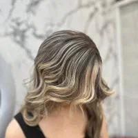 بوتاکس مو کراتینه پروتئین  رنگ و مش دکلره کوتاهی