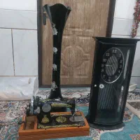 ساعت گلدان چرخ خیاطی