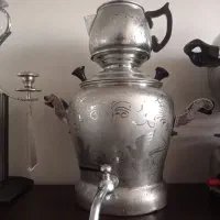 قوری کتری برنجی طرح دار ابکاری شده|قوری، کتری، قهوهساز دستی|تهران, مشیریه|دیوار