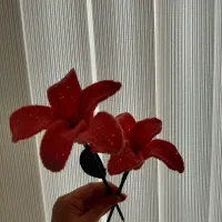 گل بافتنی .کار دست