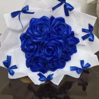 دسته گل مصنوعی ربانی شاین دار